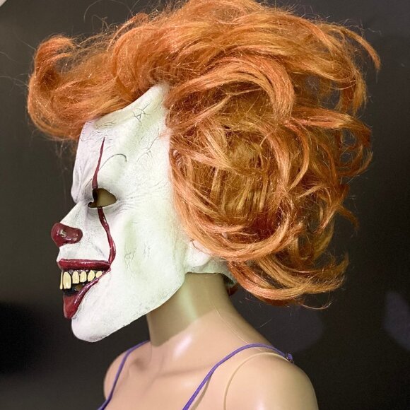Halloween Pennywise Dancing Clown Overhead Mask - Picture 4 of 11